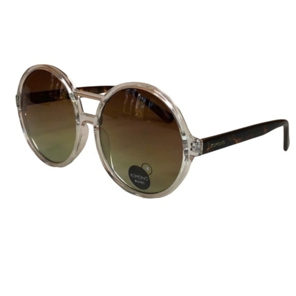 KOMONO Coco Clear/Tortoise Sunglasses (NEW) - Picture 12 of 12